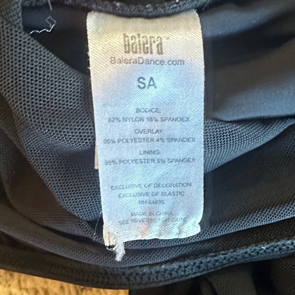 Balera Black Mesh Dancewear - SA - Picture 7 of 7